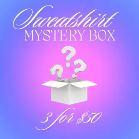 3 Sweatshirt Mystery Box (S-XXL)