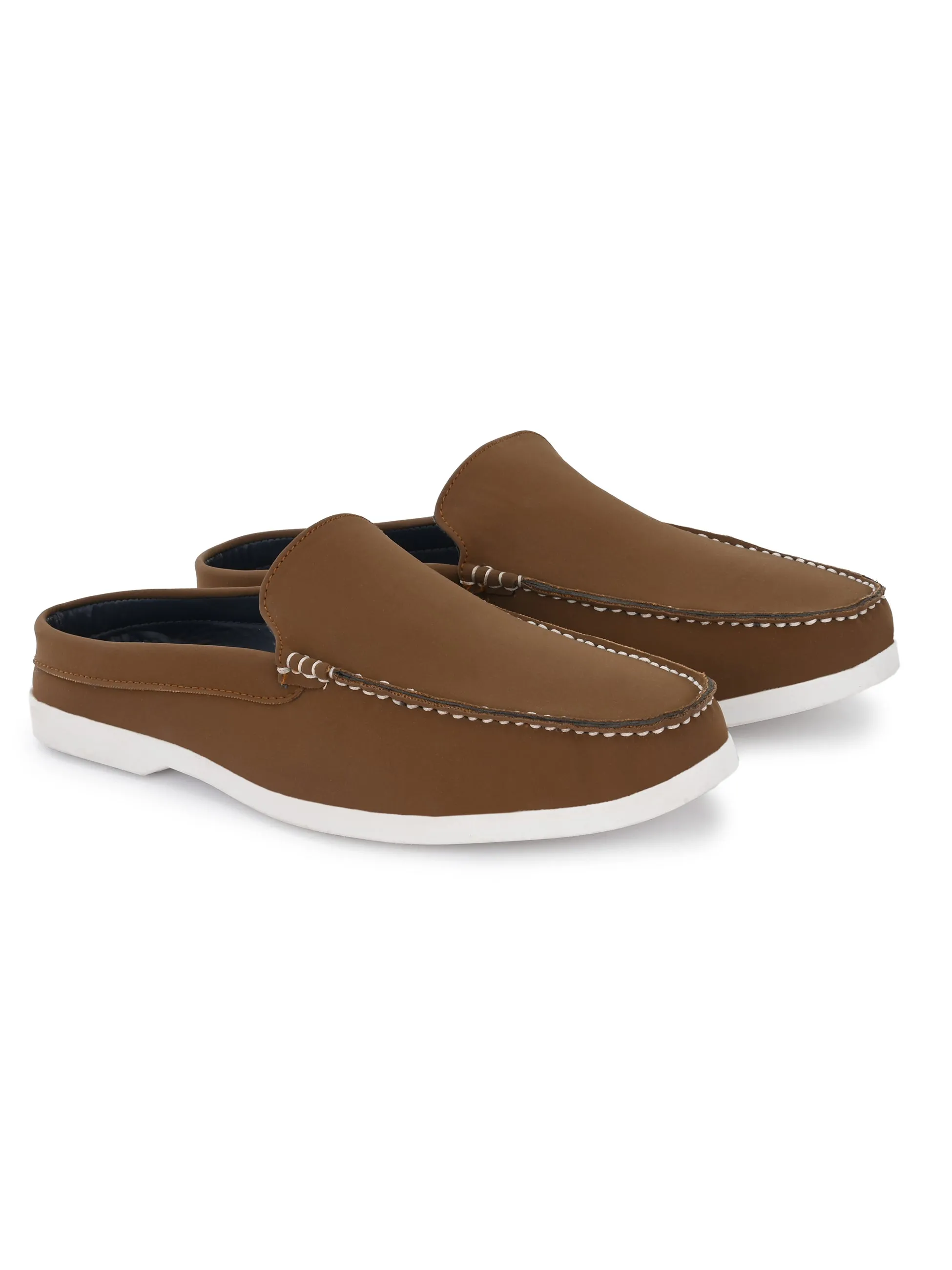 Nomad Tan Casual Mules