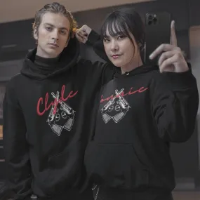 Bonnie And Clyde Couple Hoodies Black