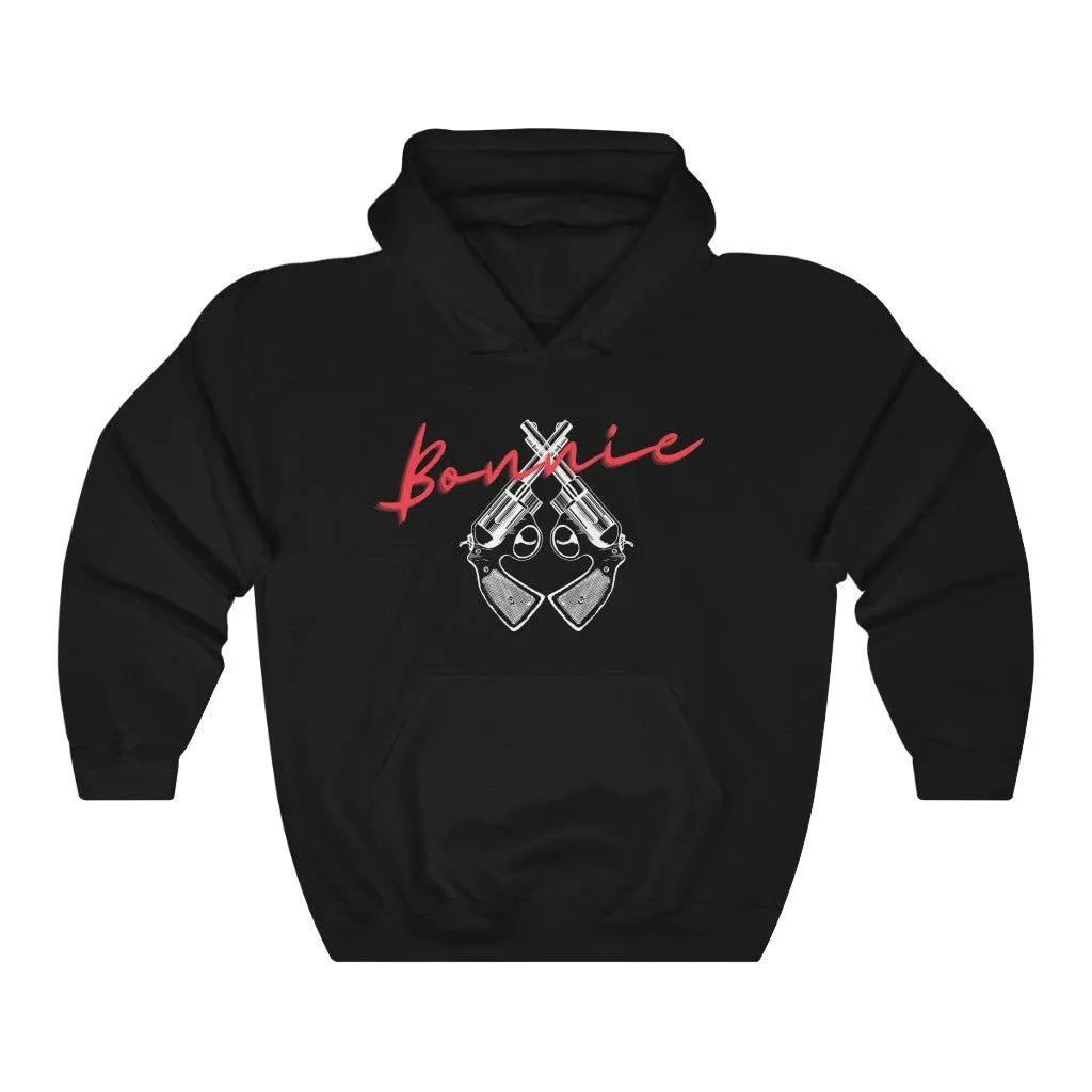 Bonnie And Clyde Couple Hoodies Black