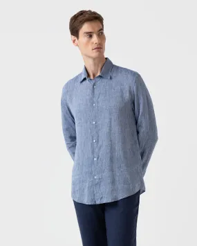 CASUAL SHIRT / BLUESTONE MELANGE