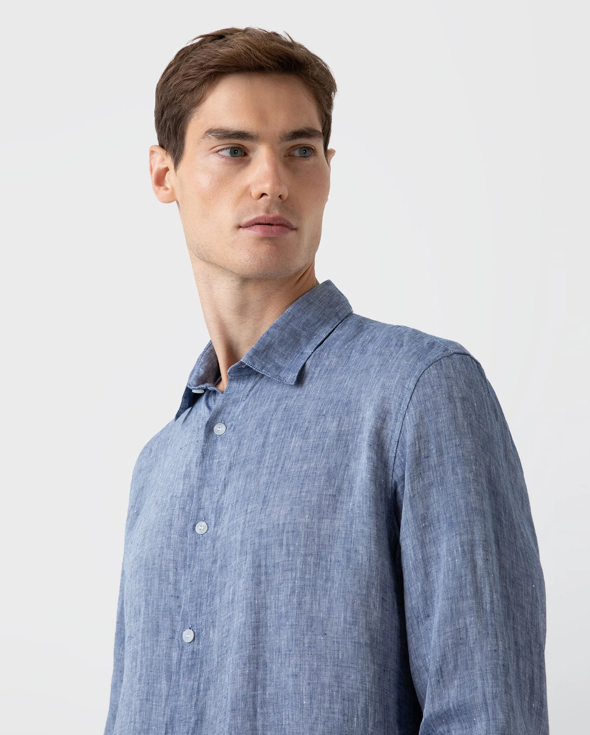 CASUAL SHIRT / BLUESTONE MELANGE