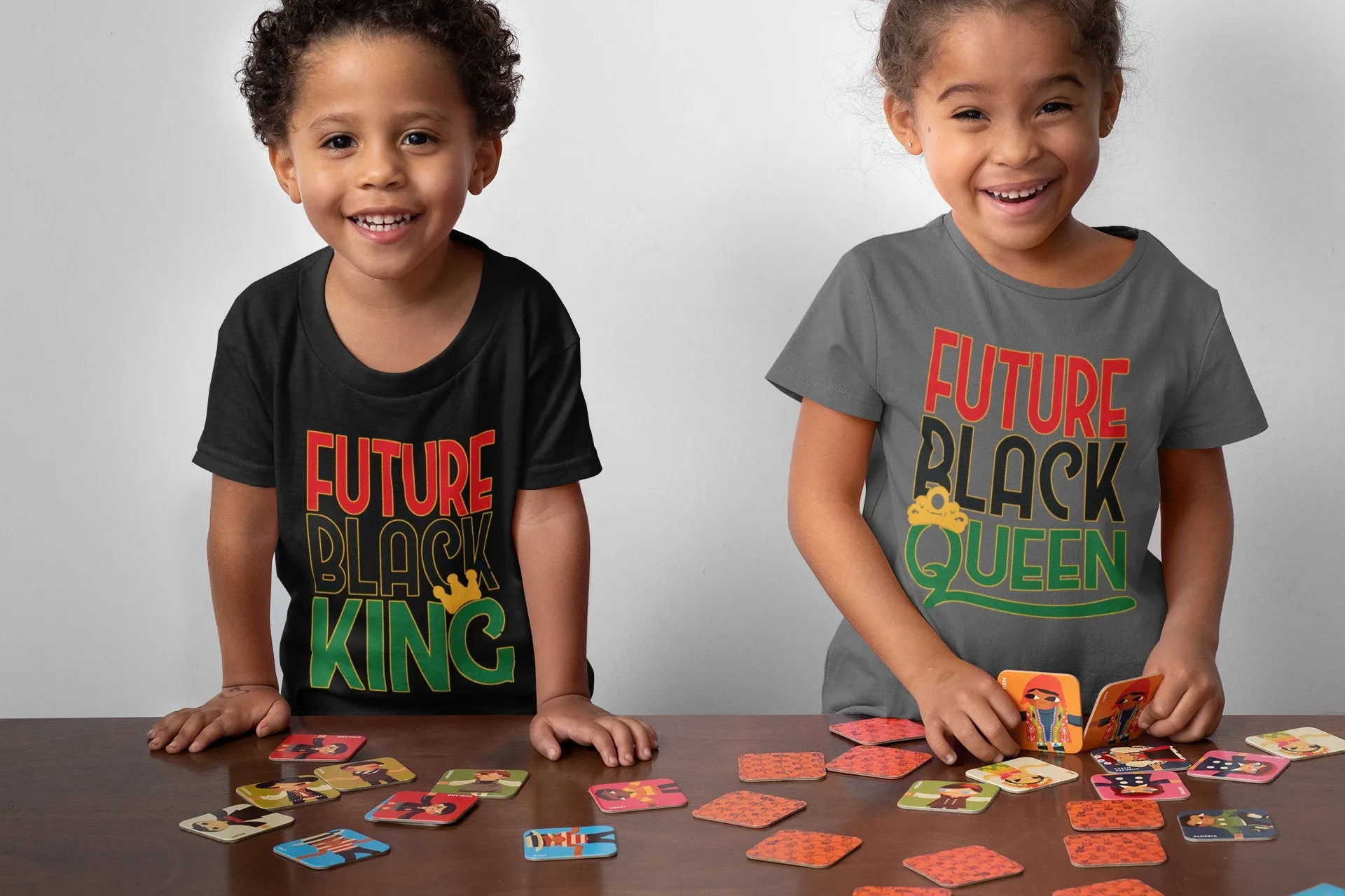 Children's Future Black King Tee.