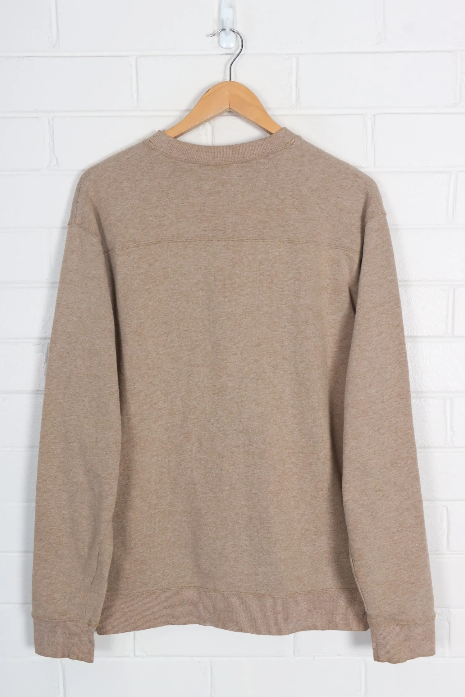 COLUMBIA Brown & Grey Embroidered Sweatshirt (M-L)