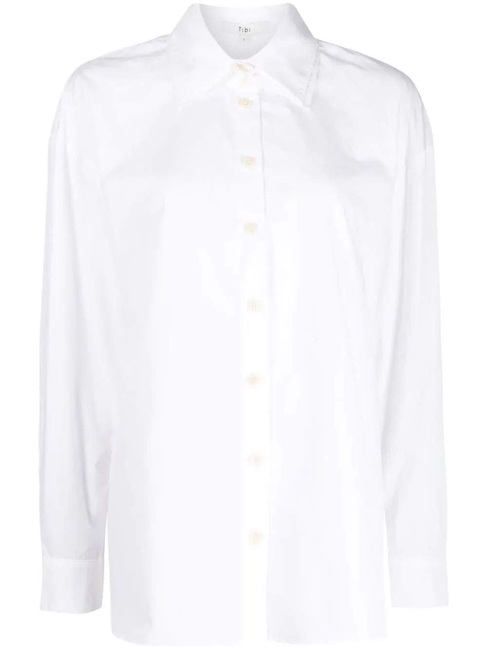 ECO SHIRTING DOUBLE COLLAR SHIRT WHT WHT