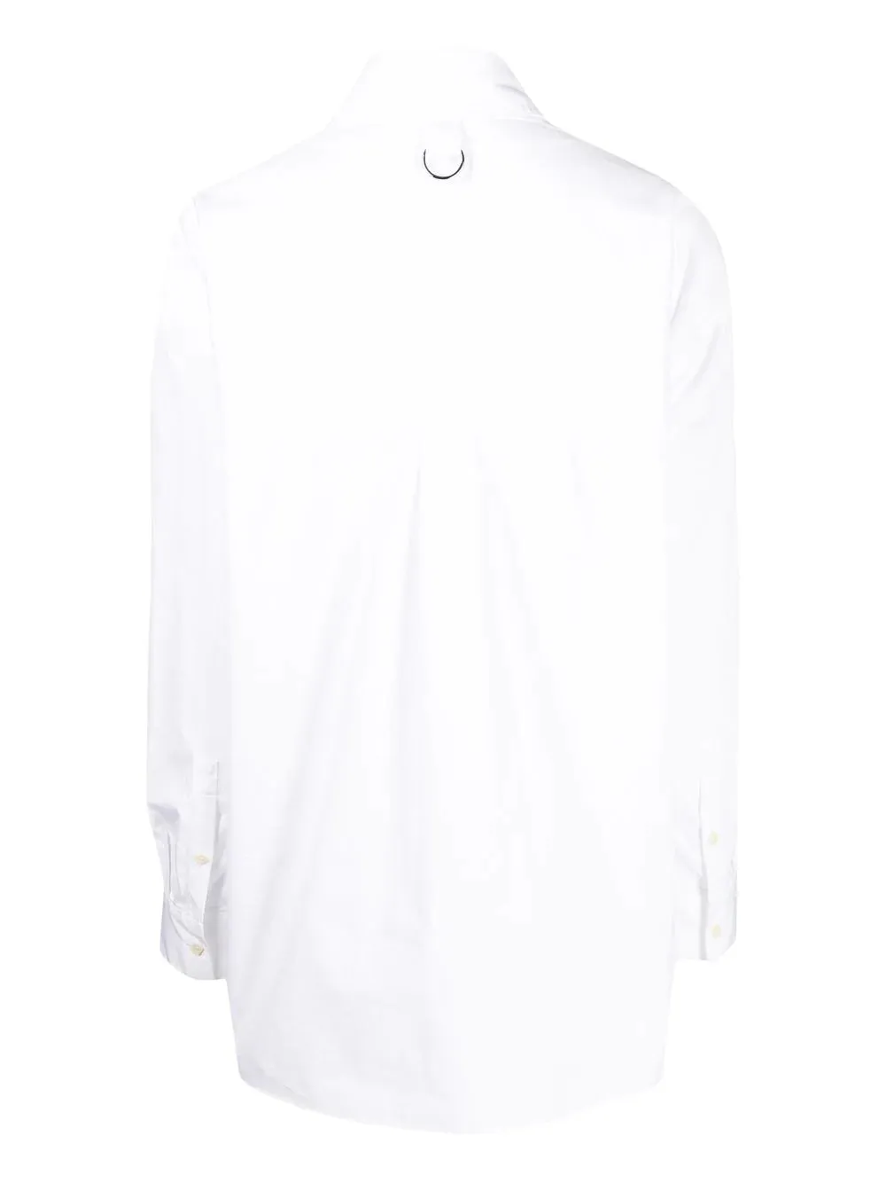 ECO SHIRTING DOUBLE COLLAR SHIRT WHT WHT