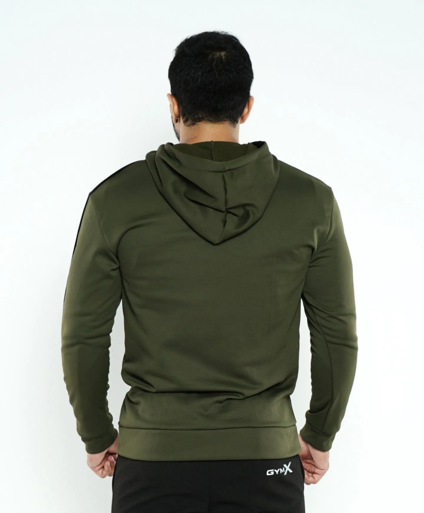 Fleece Tech Hoodie- Olive Green - Sale