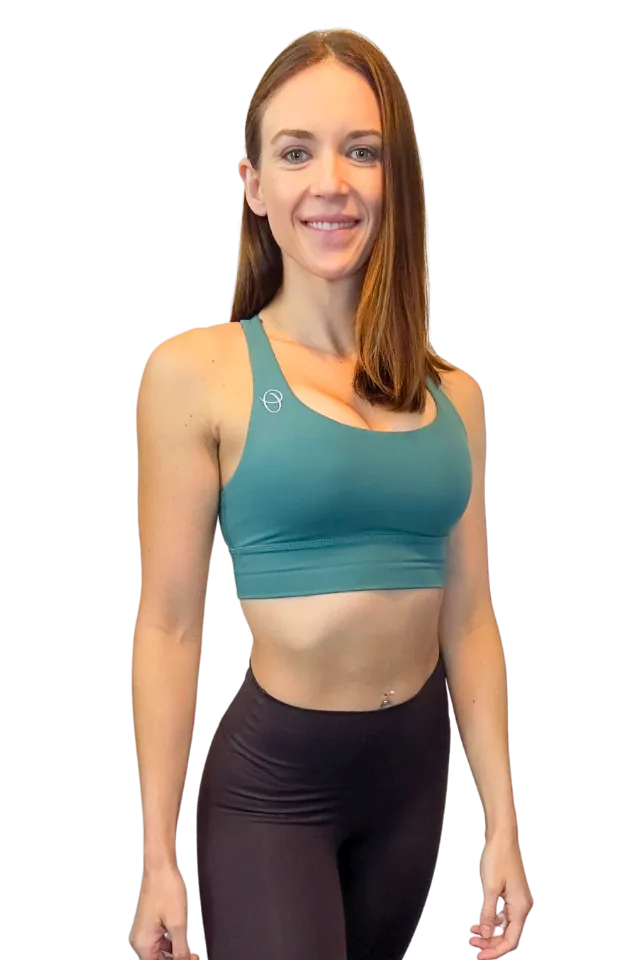 Genesis Ink Green Sports Bra