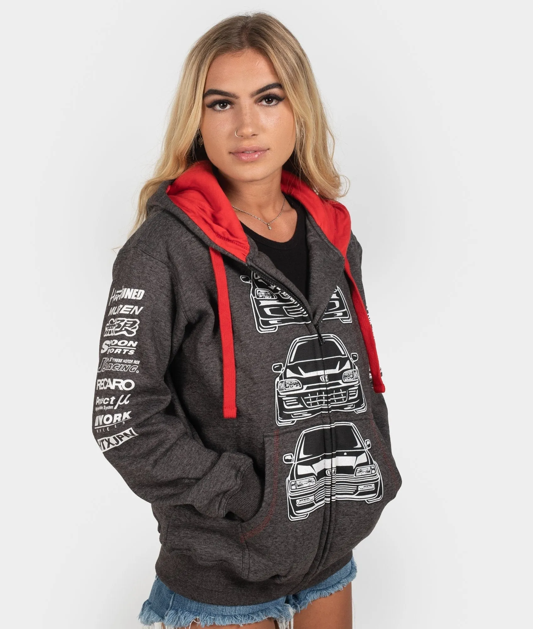 Honda Civic EK, EG, ED Womens Hoodie