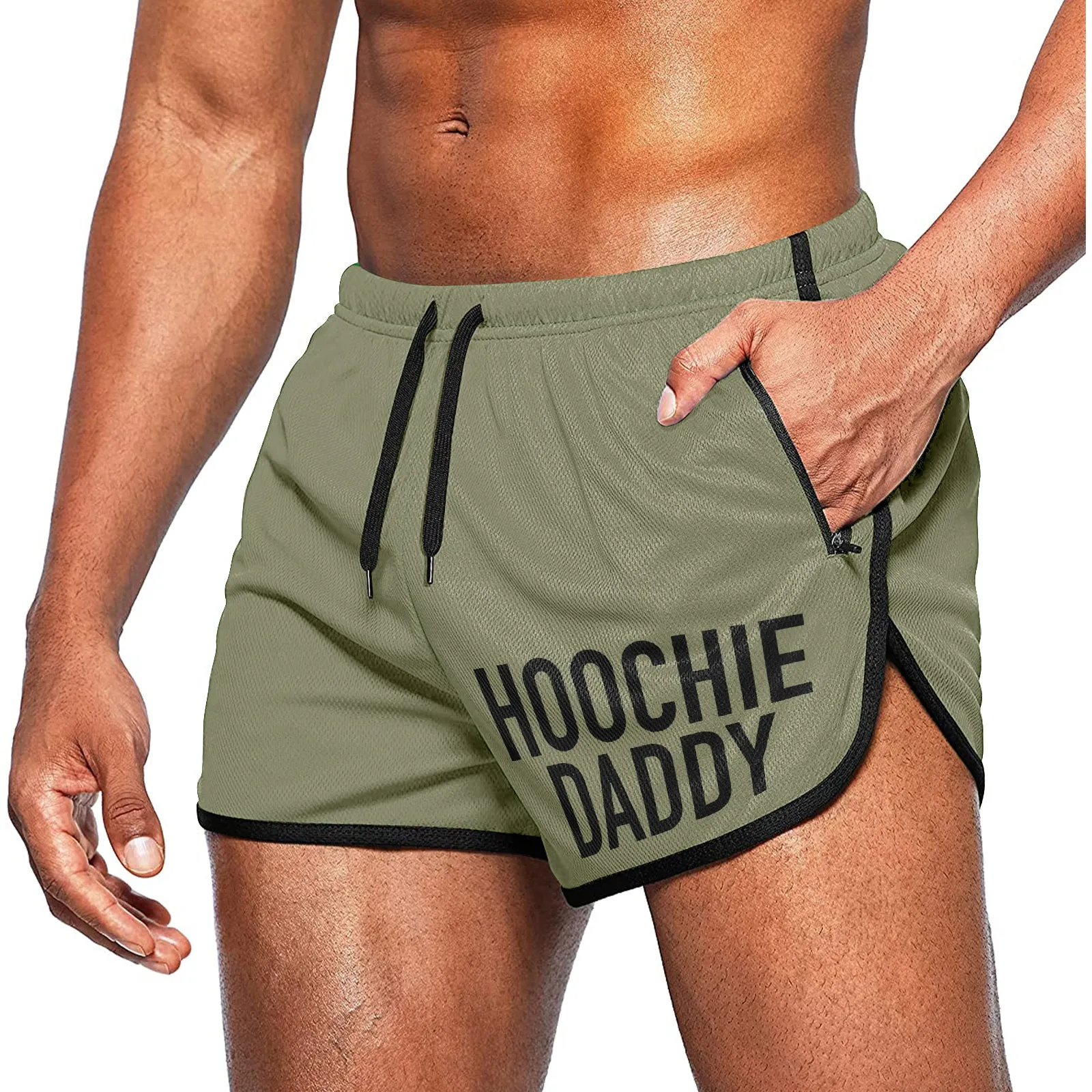 HOOCHIE DADDY CLASH OF COLORS 5'' INSEAM RUNNING SHORTS