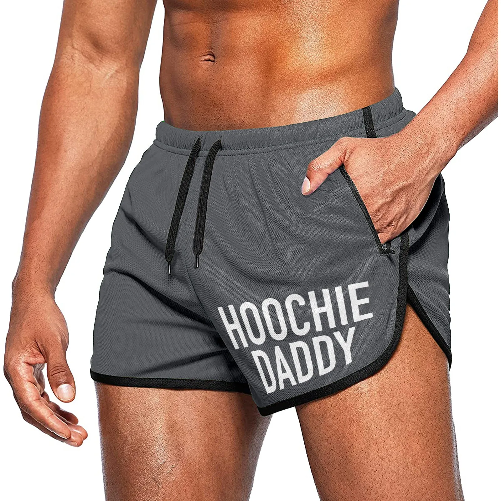 HOOCHIE DADDY CLASH OF COLORS 5'' INSEAM RUNNING SHORTS