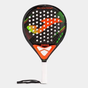 Joma Slam Pro Padel Racket - Black/Fluor Coral