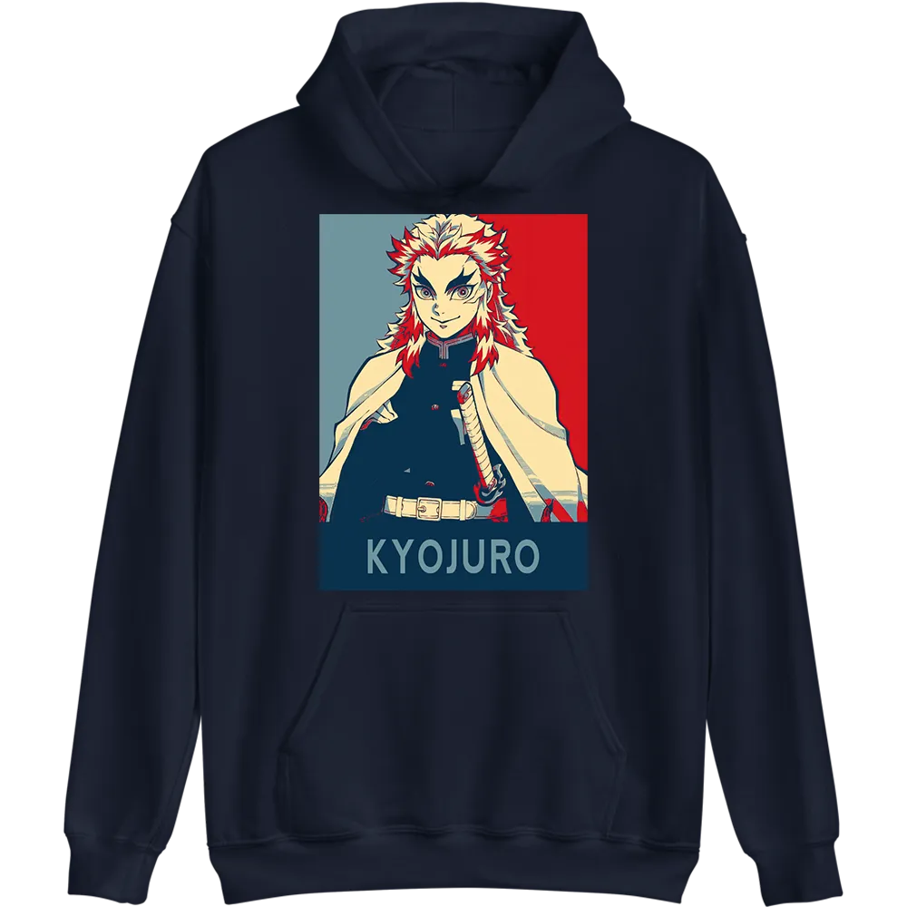 Kyojuro Rengoku Demon Slayer Hoodie