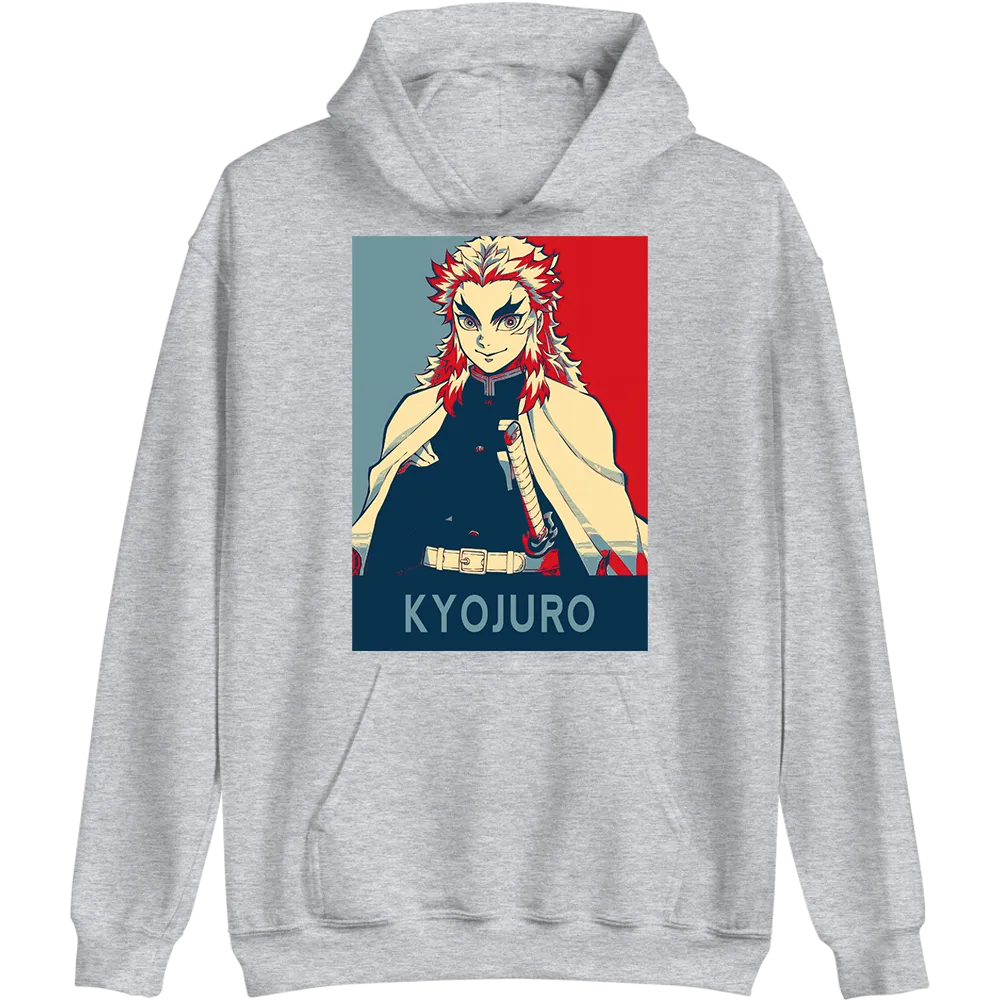 Kyojuro Rengoku Demon Slayer Hoodie