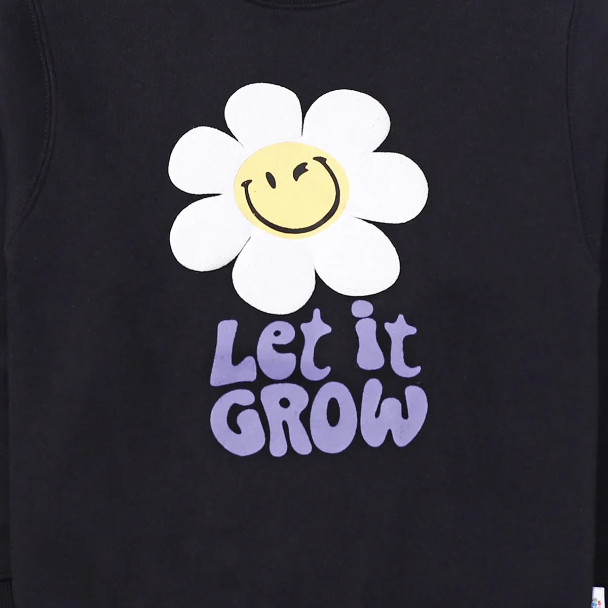 Let It Grow Black Sweatshirt