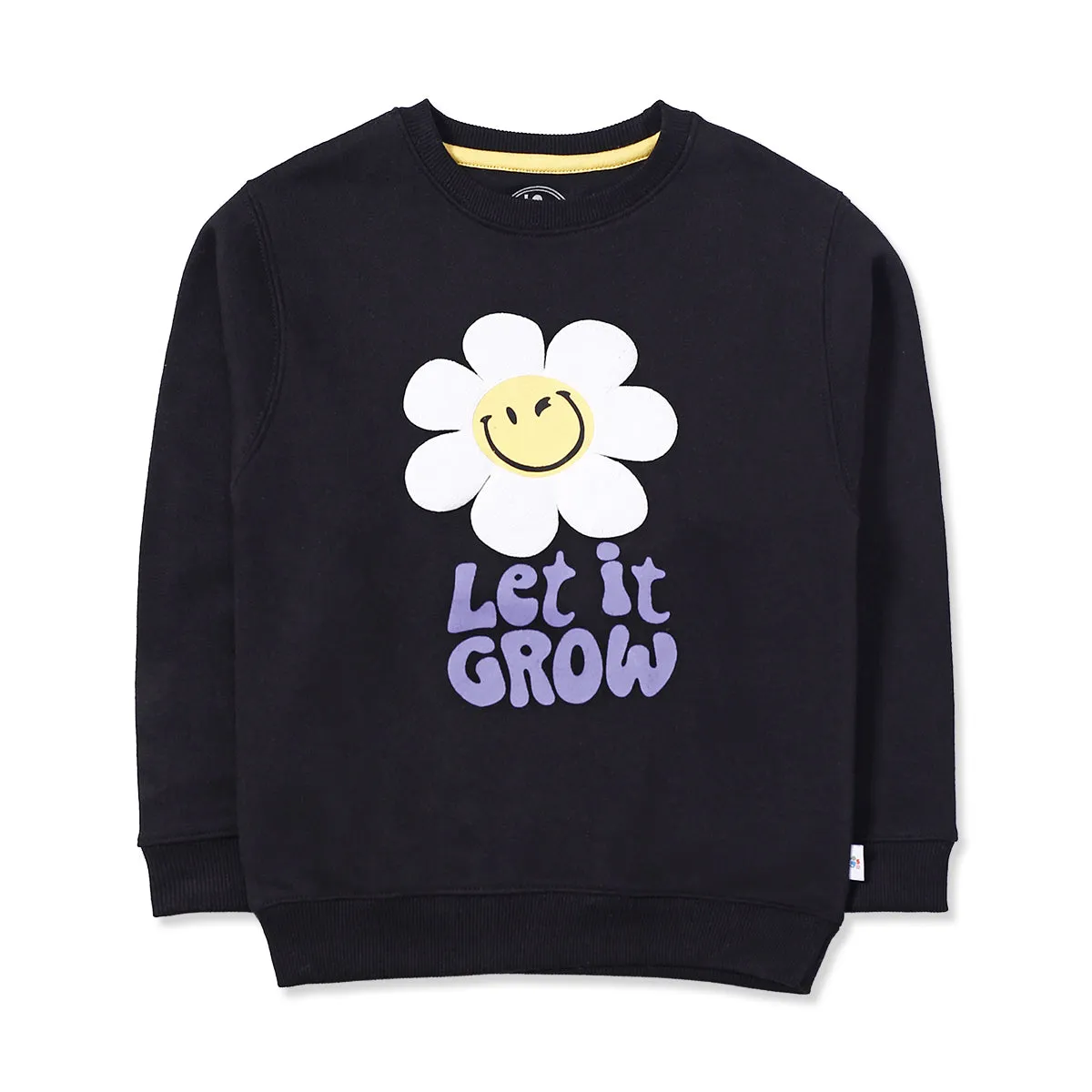 Let It Grow Black Sweatshirt