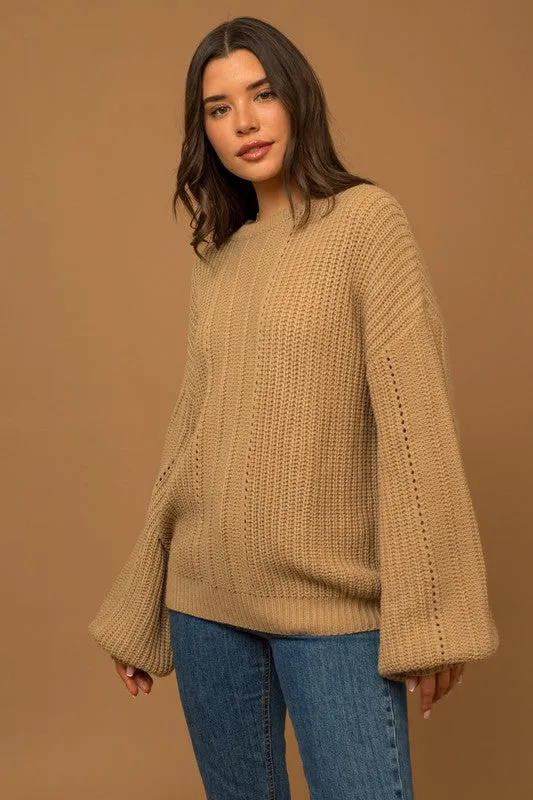 Long Into Fall Braided Sweater [online exclusive]