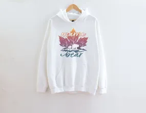 Mama Bear Maple Leaf Hoodies