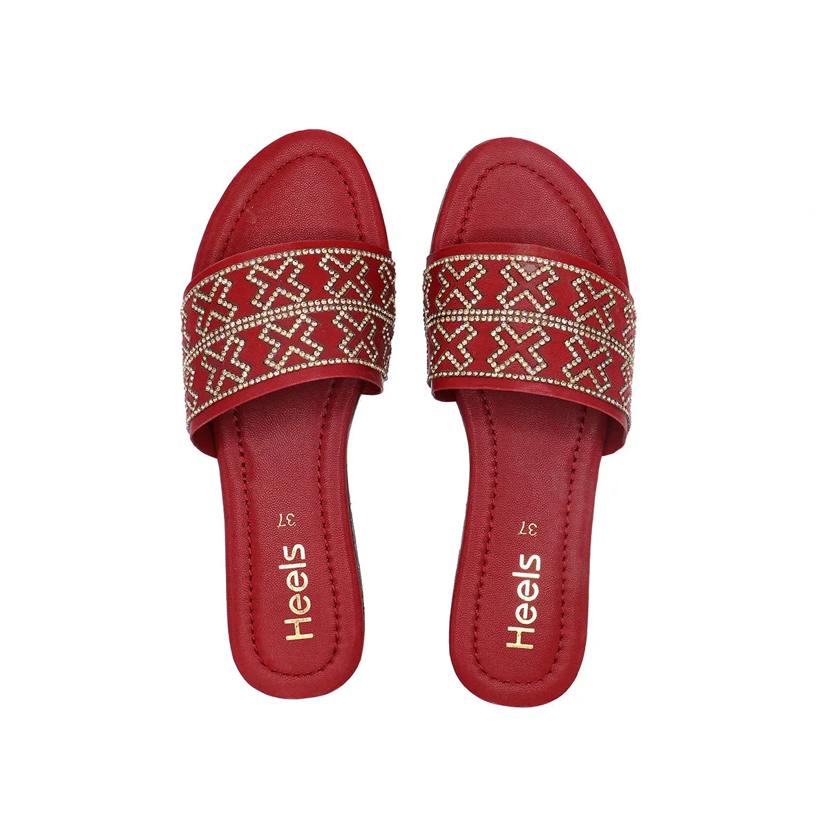 Maroon Casual Slipper 000382