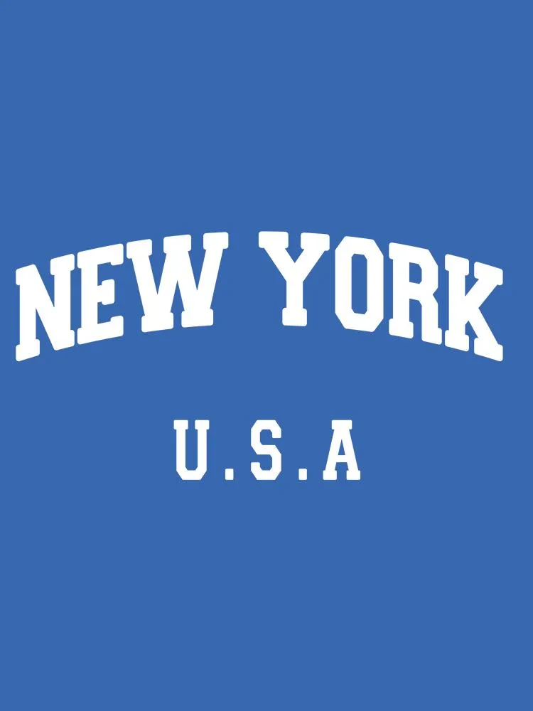 New York Letter Graphic Hoodies