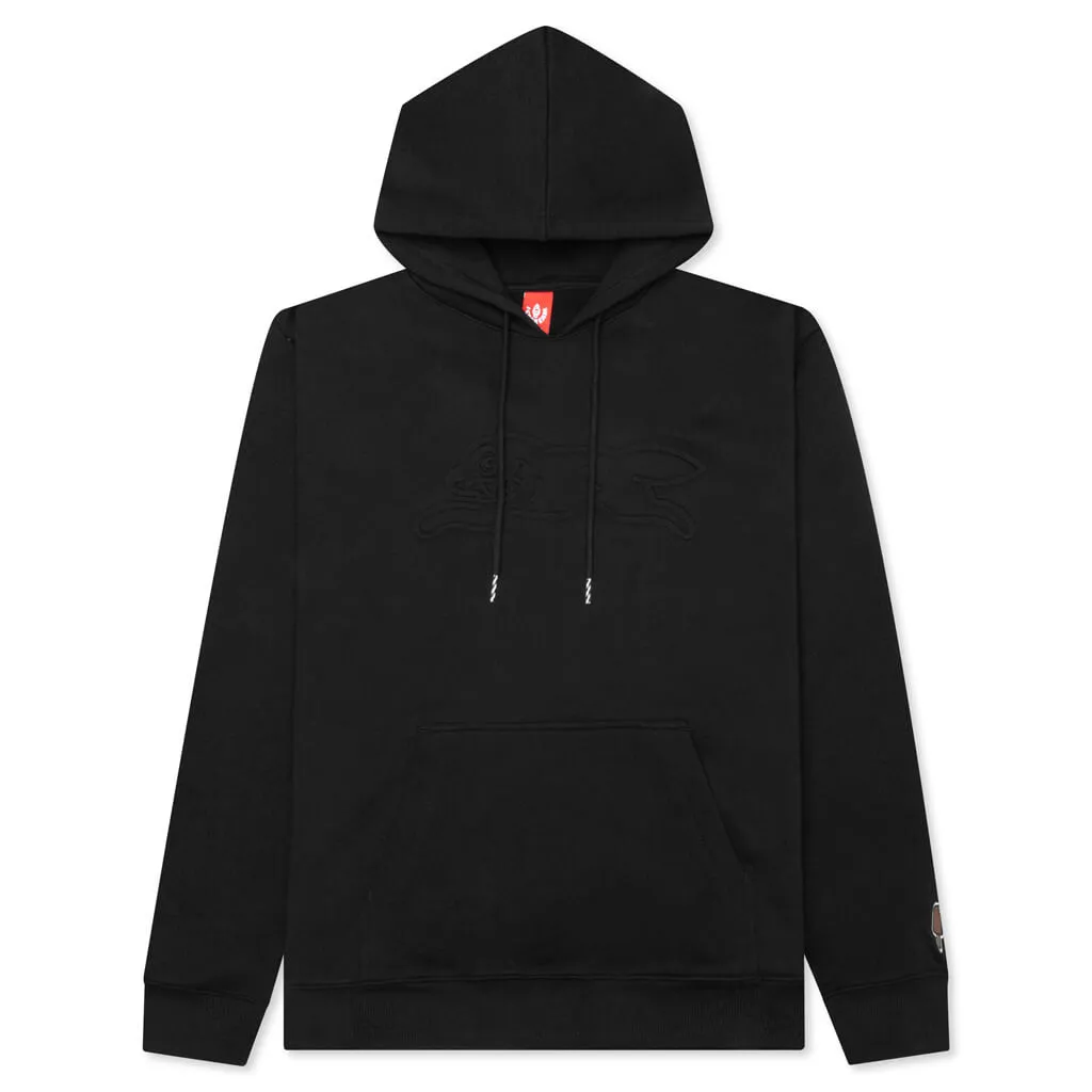 Raised Hoodie - Black