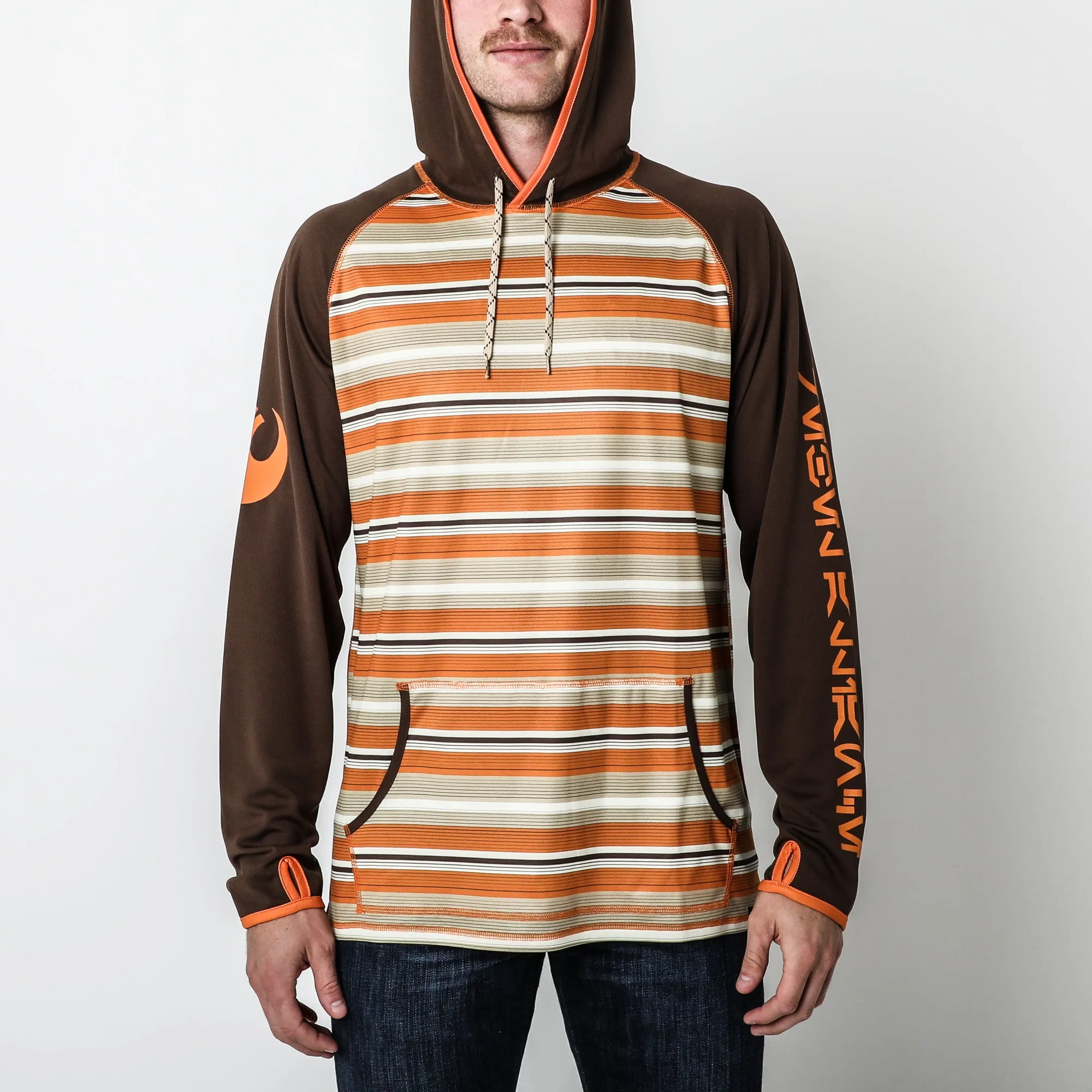 Rebel Alliance Striped Performance Hoodie