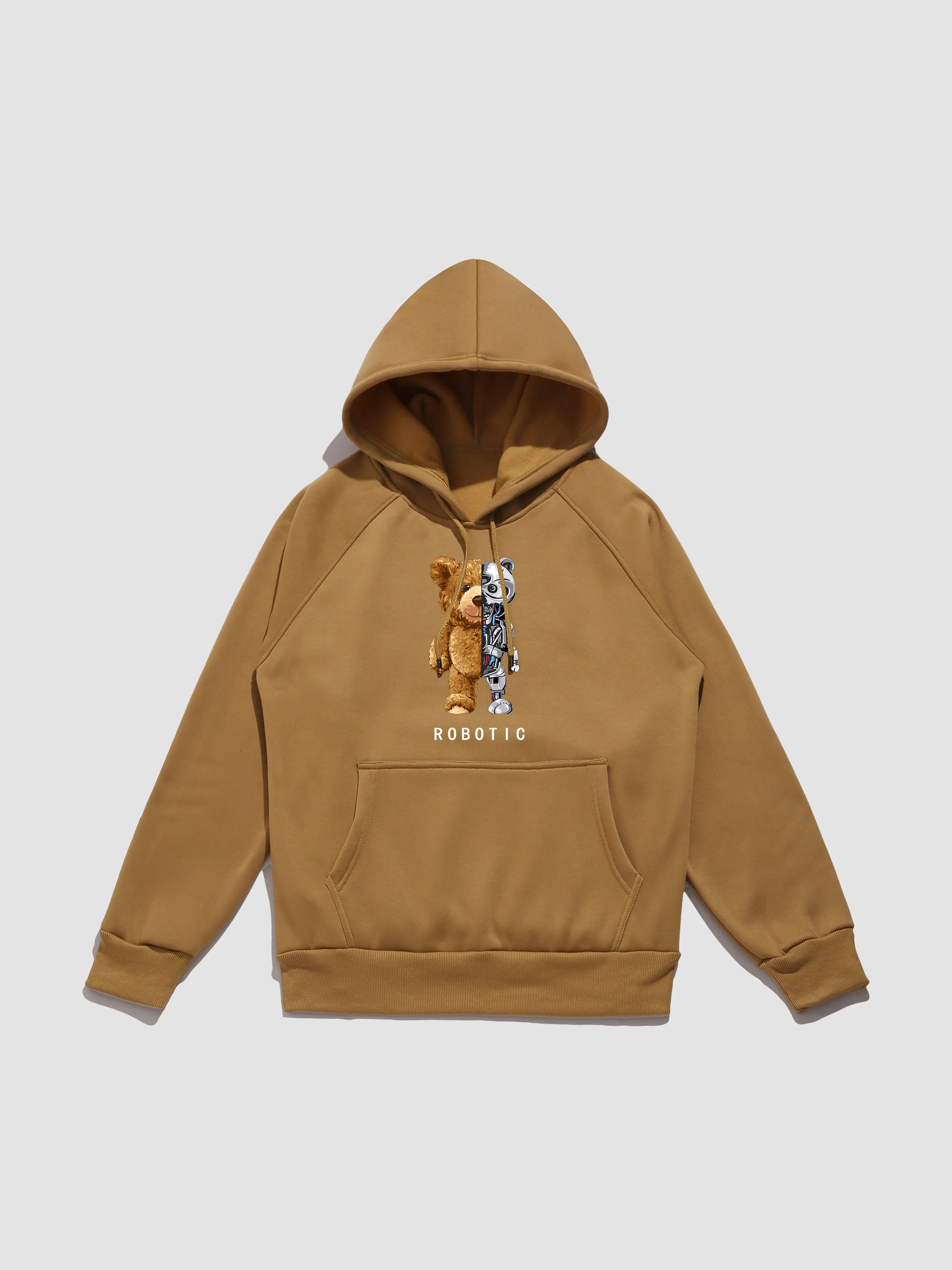 Robot Bear Graphic Hoodies