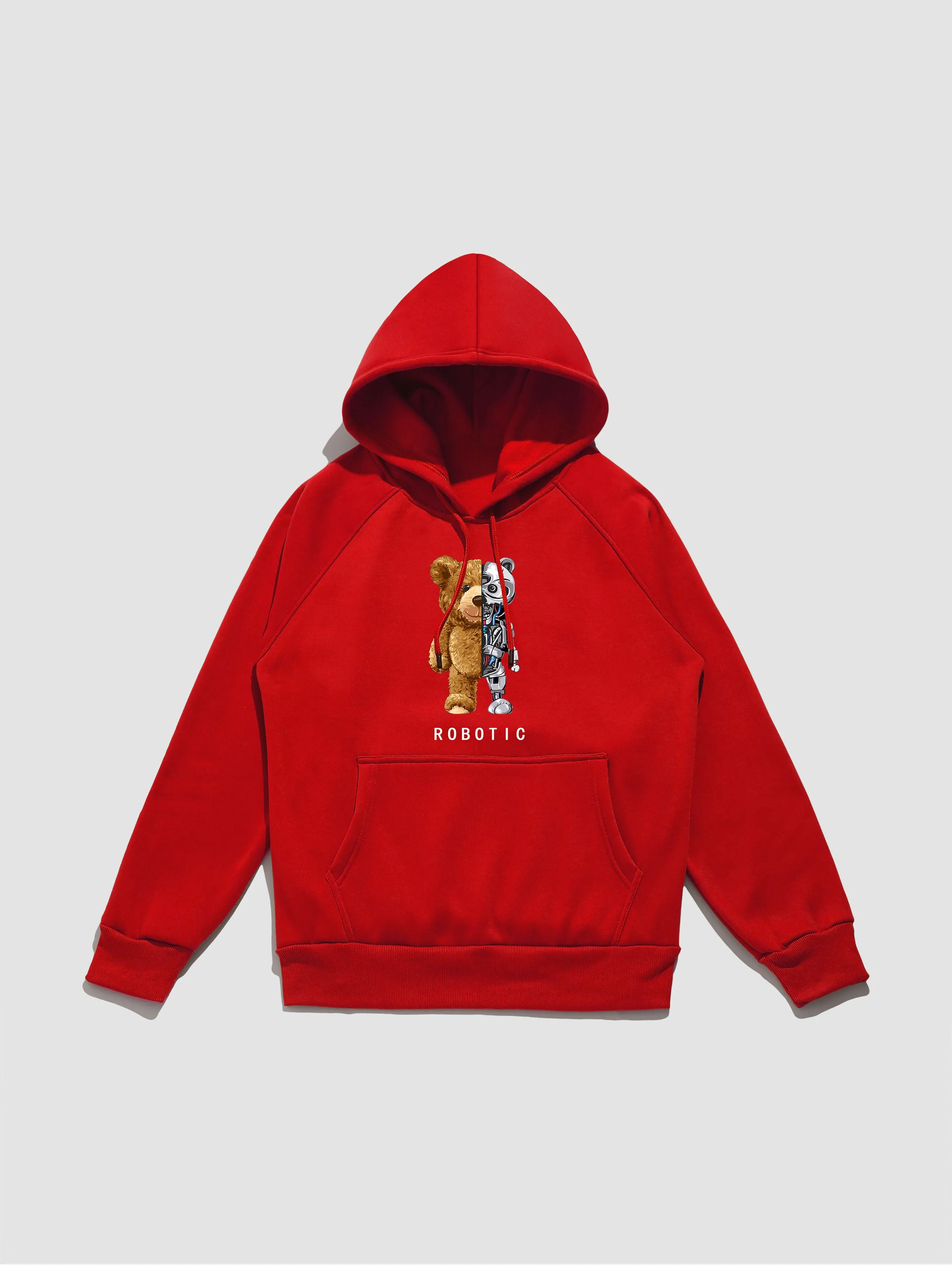 Robot Bear Graphic Hoodies