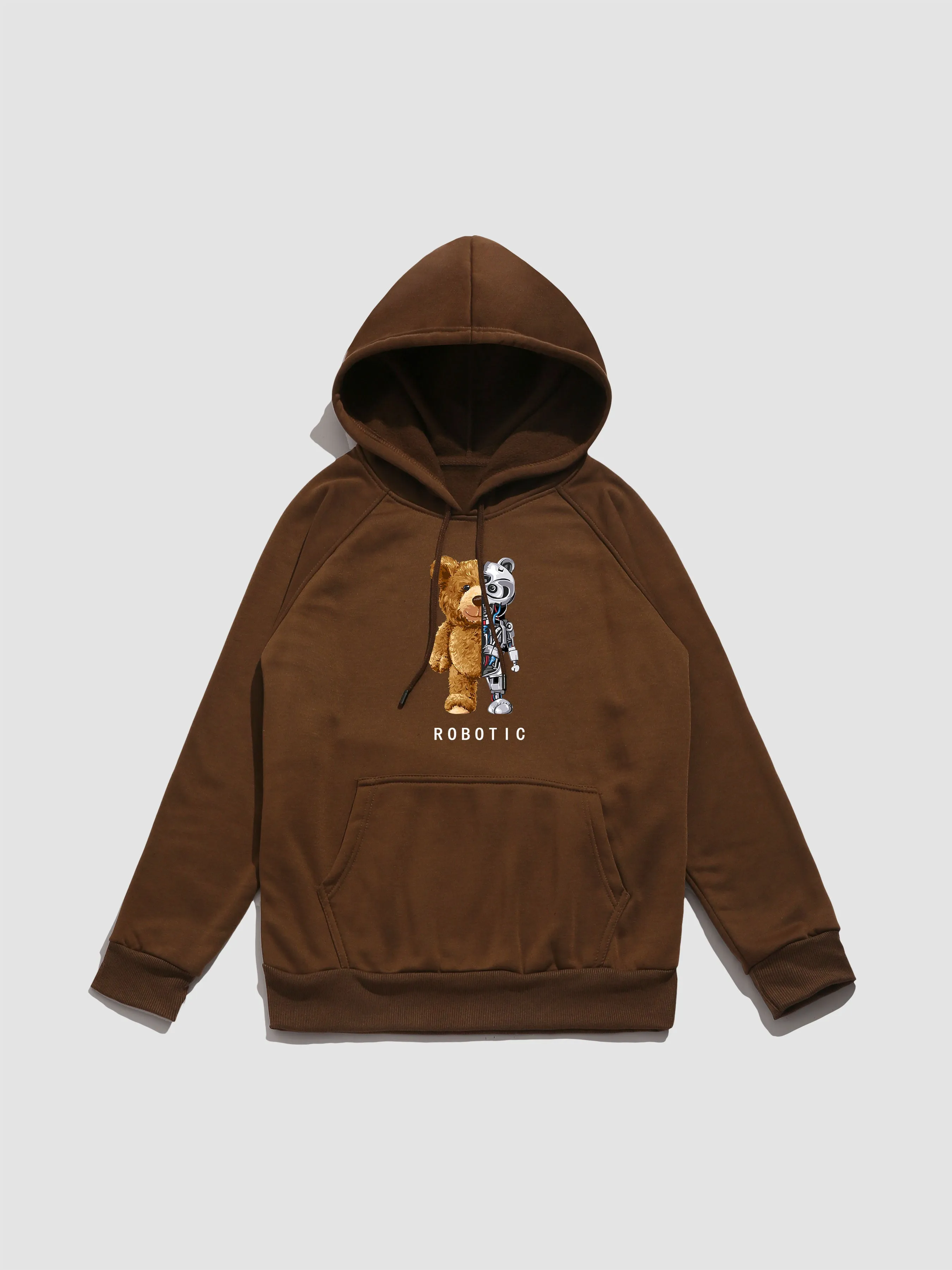 Robot Bear Graphic Hoodies