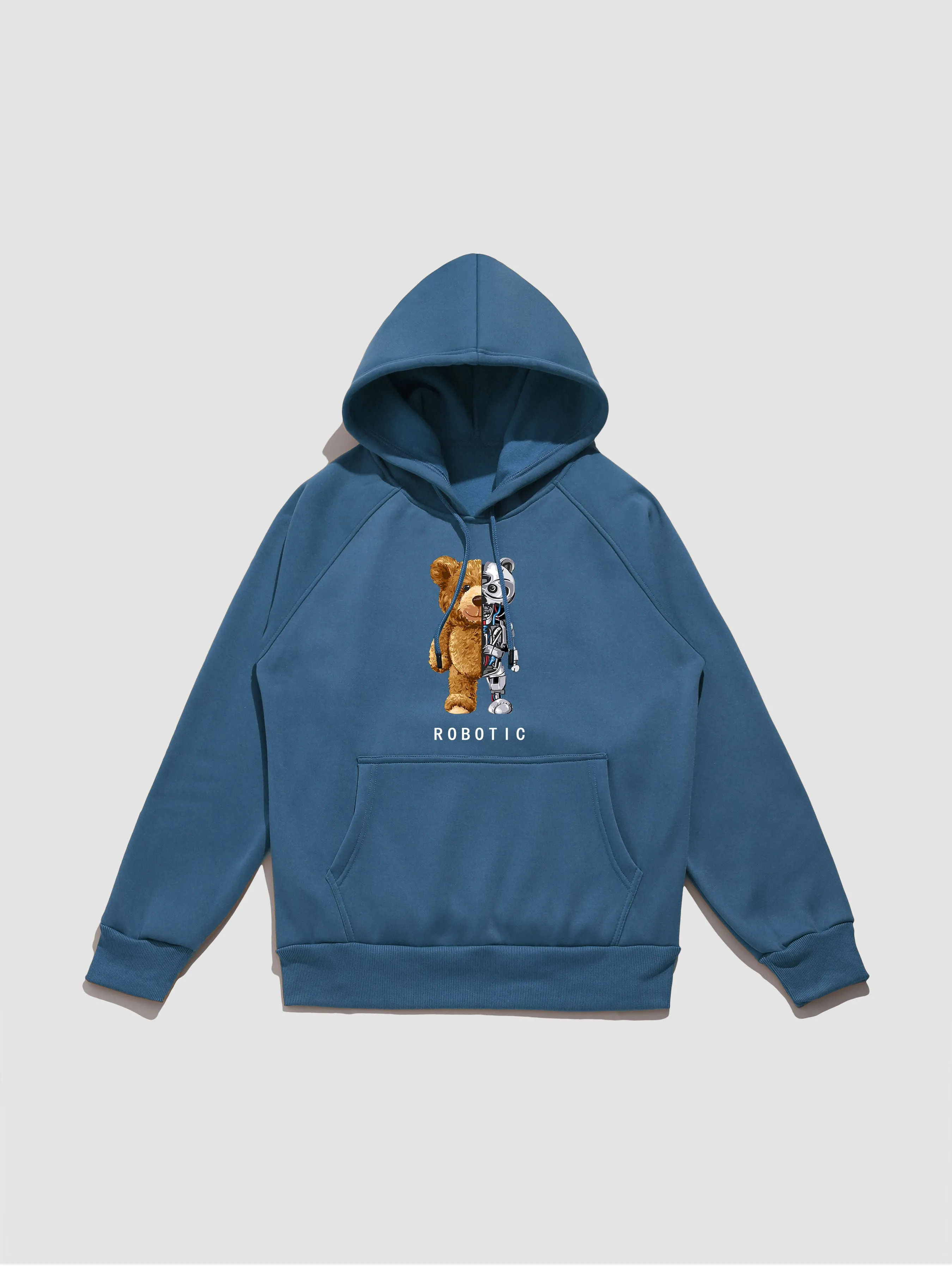 Robot Bear Graphic Hoodies