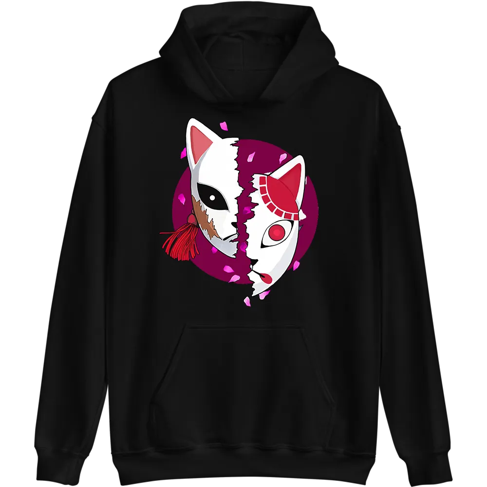 Sabito and Tanjiro Mask Demon Slayer Hoodie