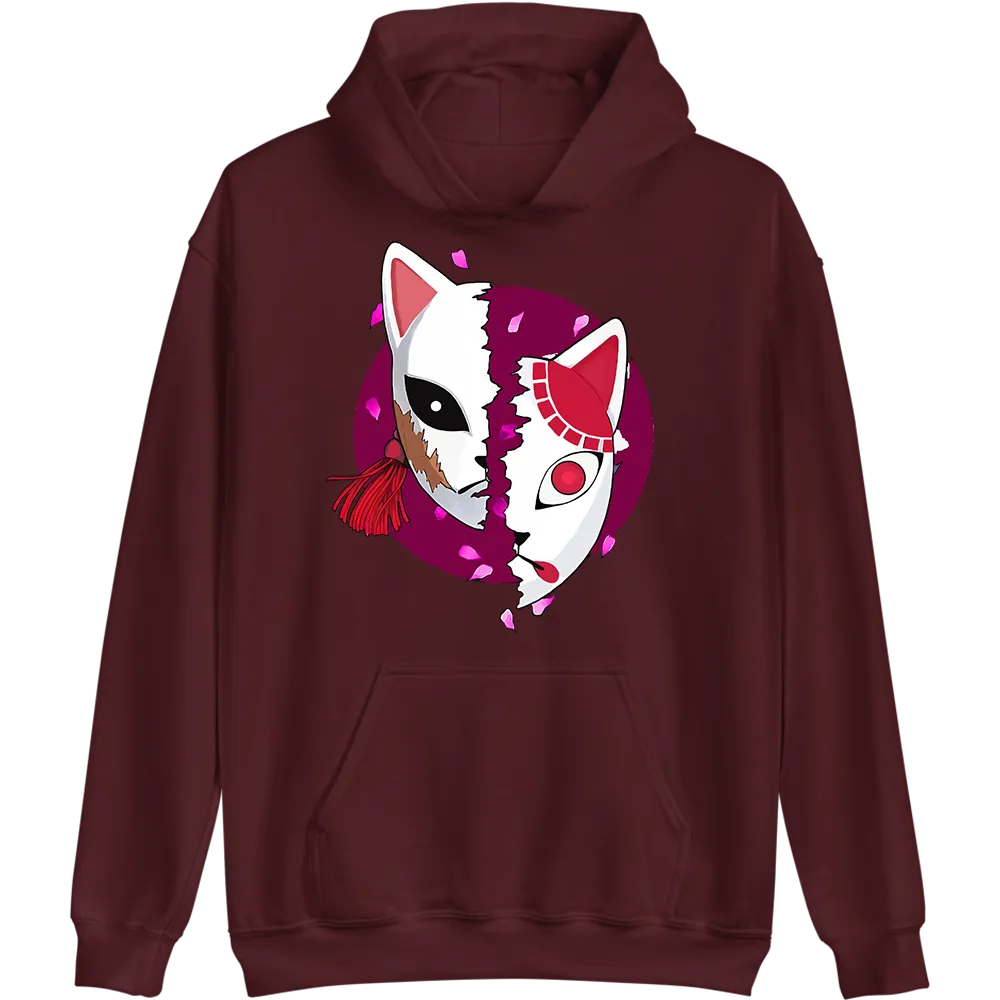 Sabito and Tanjiro Mask Demon Slayer Hoodie