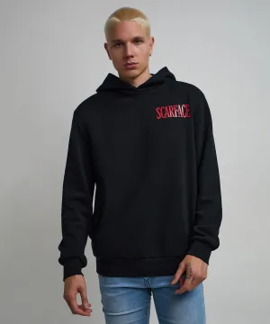 Scarface Classic Back Print Hoodie - Black