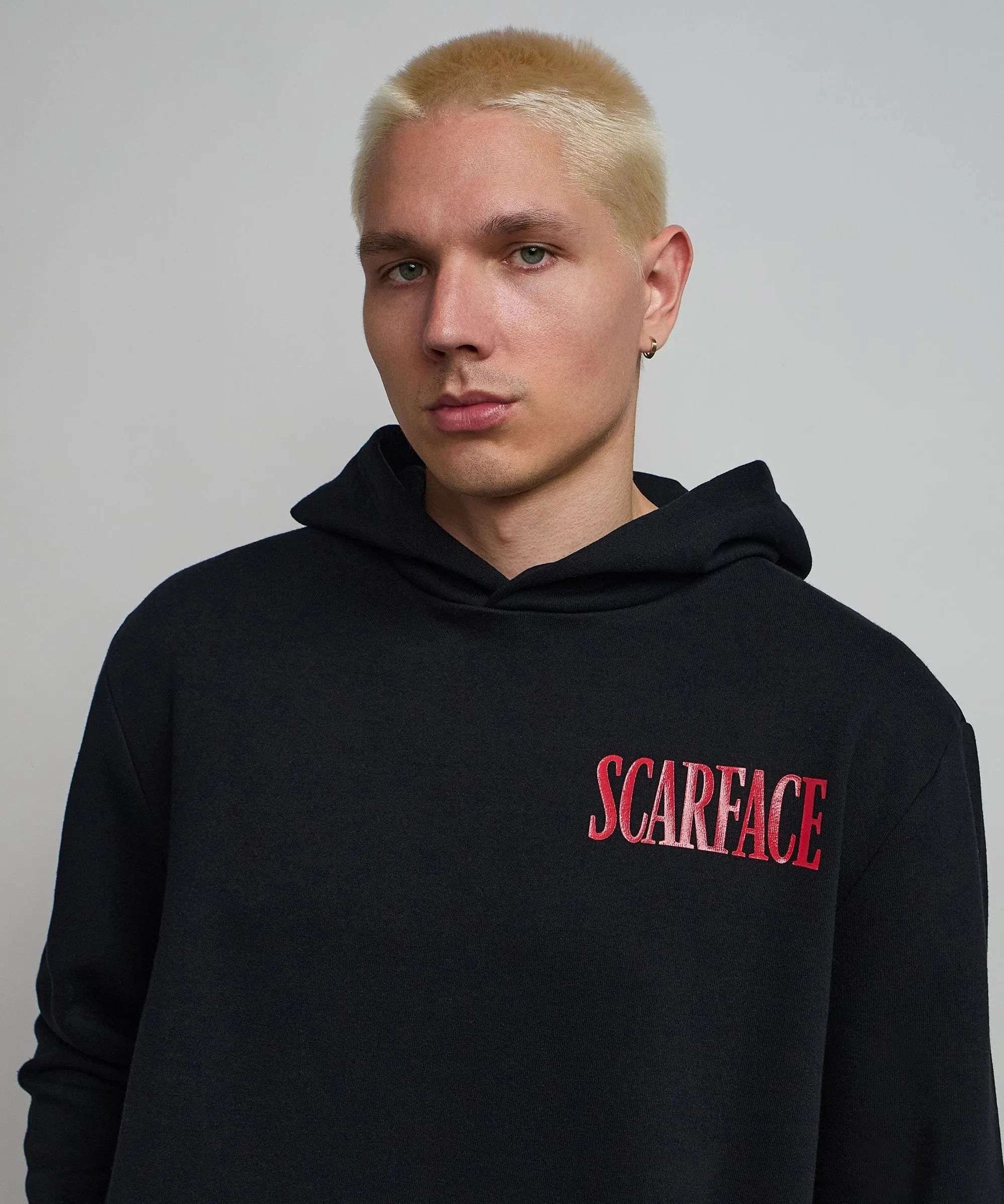 Scarface Classic Back Print Hoodie - Black