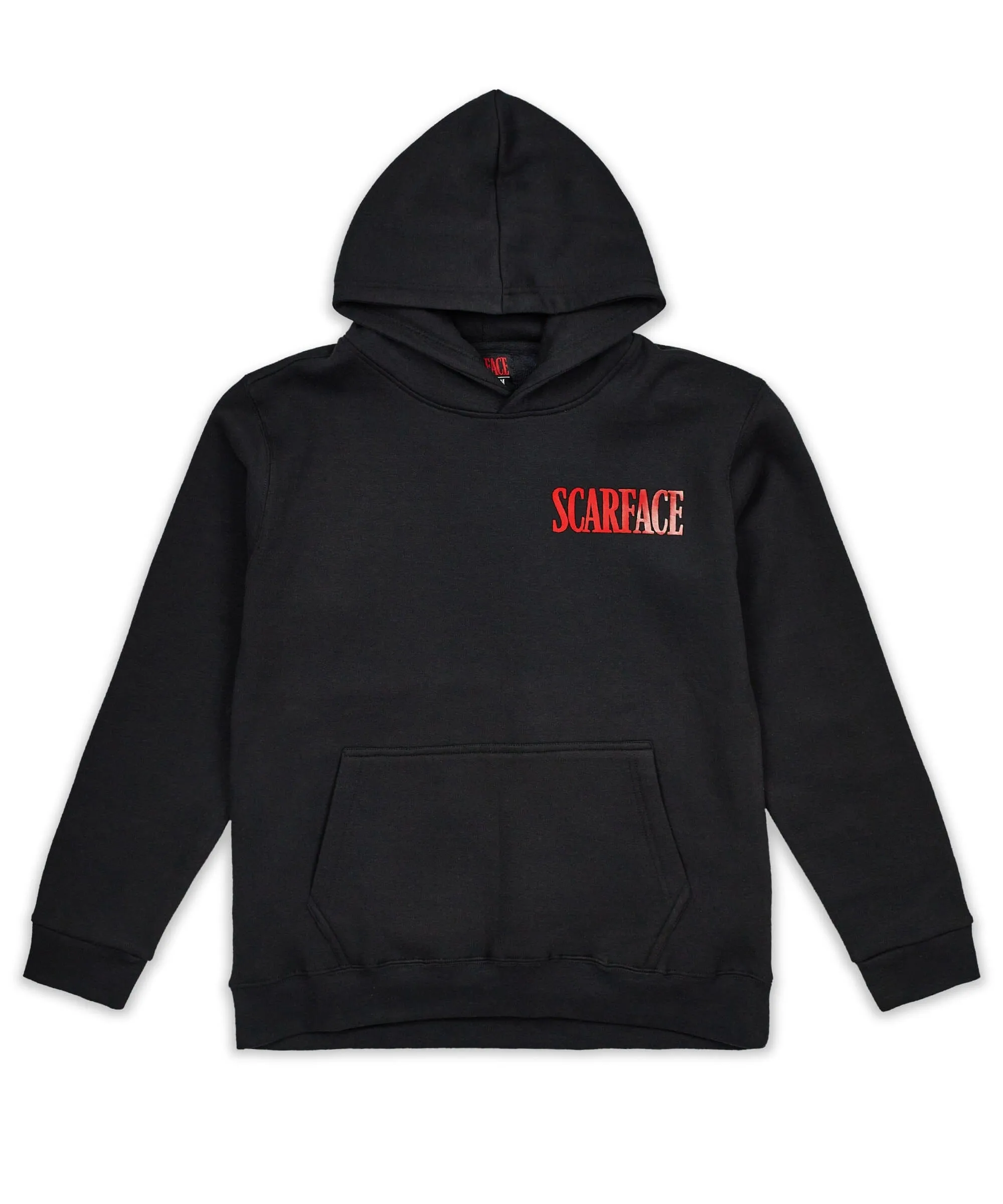 Scarface Classic Back Print Hoodie - Black