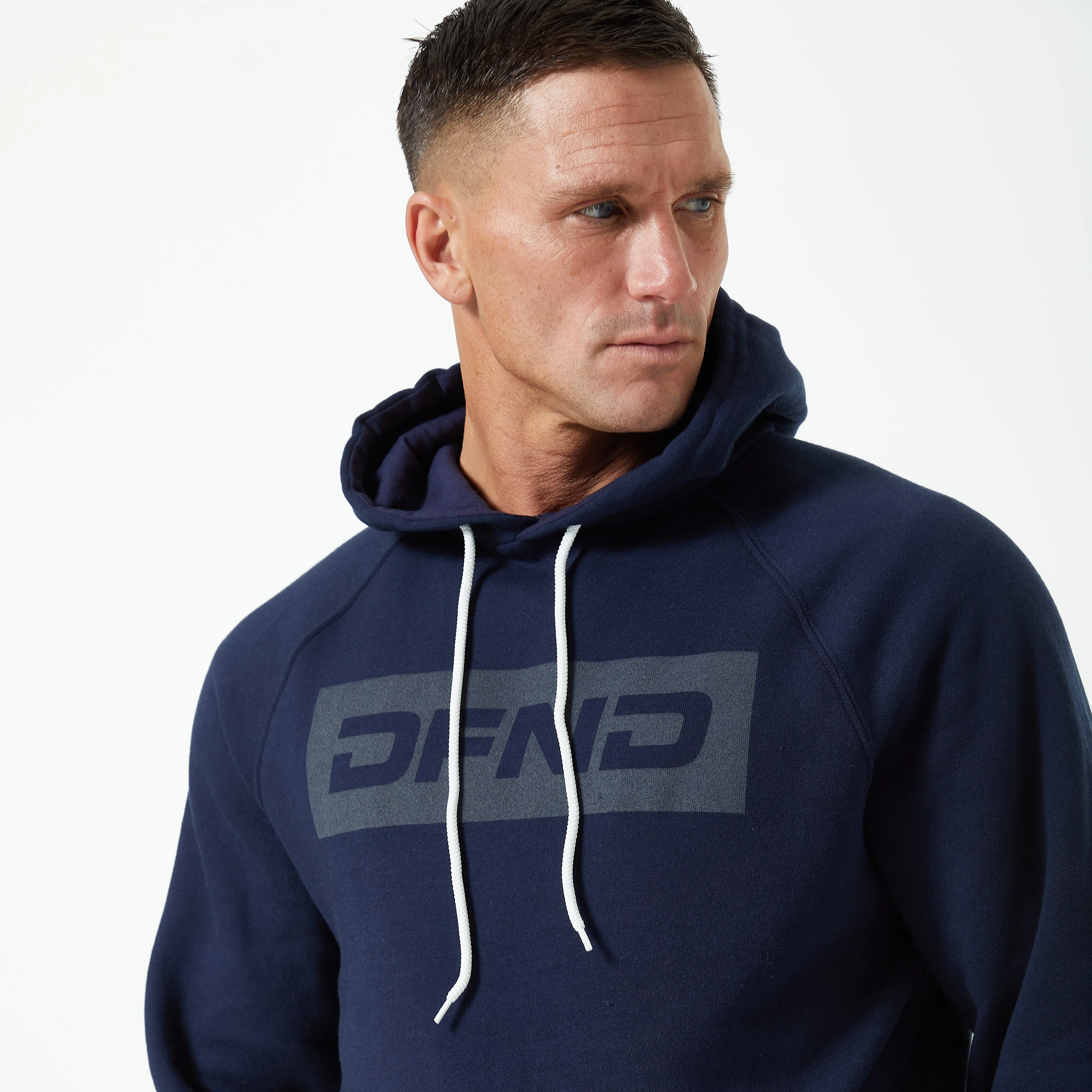 TITAN BLOCK LOGO FLEECE HOOD