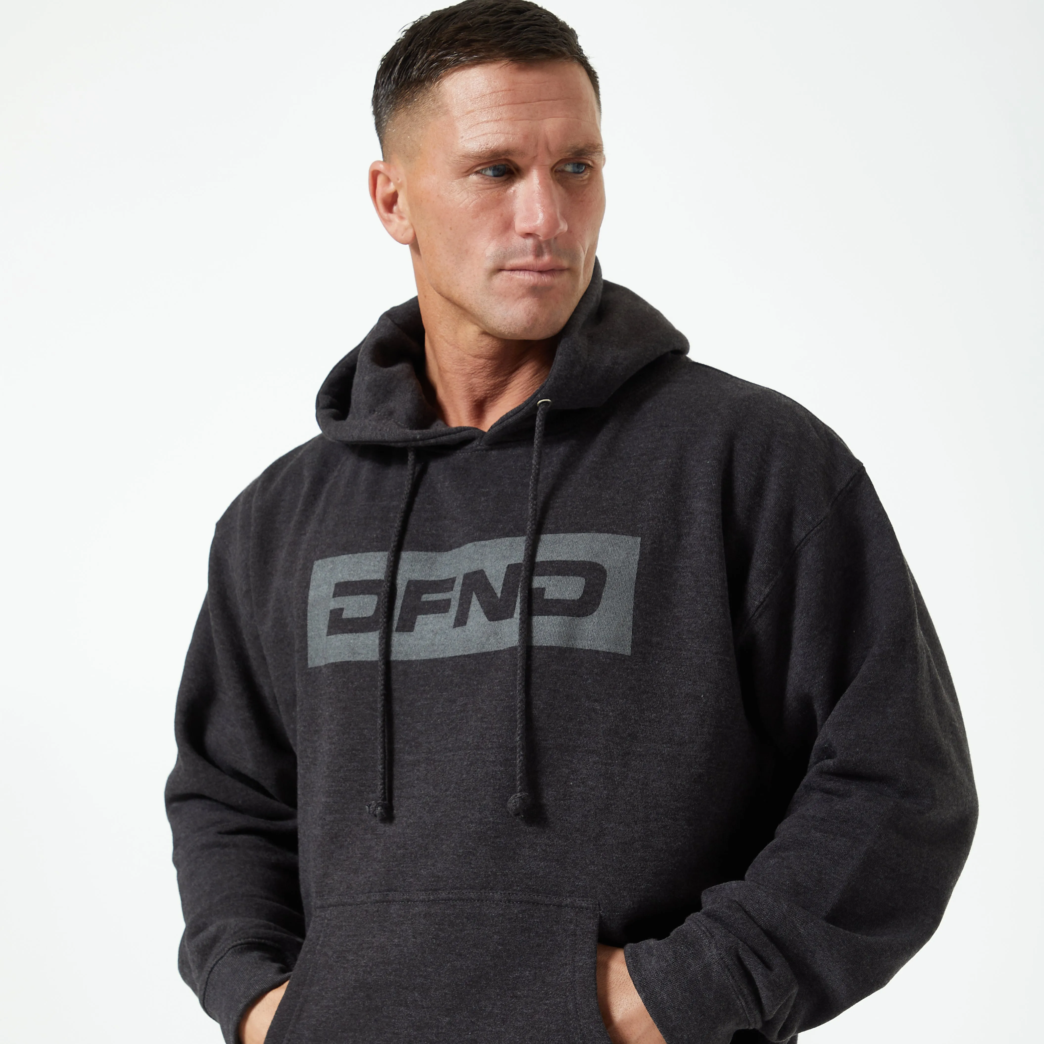 TITAN BLOCK LOGO FLEECE HOOD