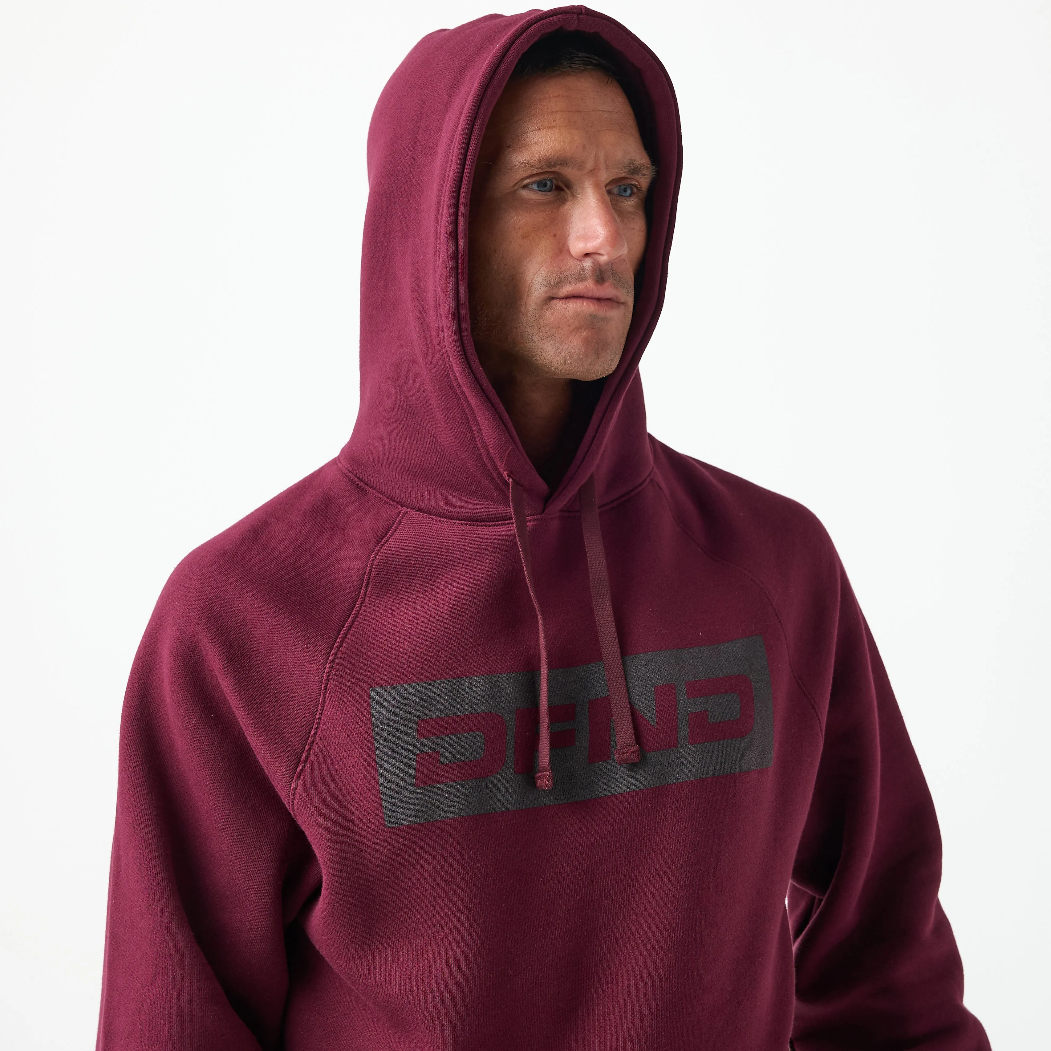 TITAN BLOCK LOGO FLEECE HOOD