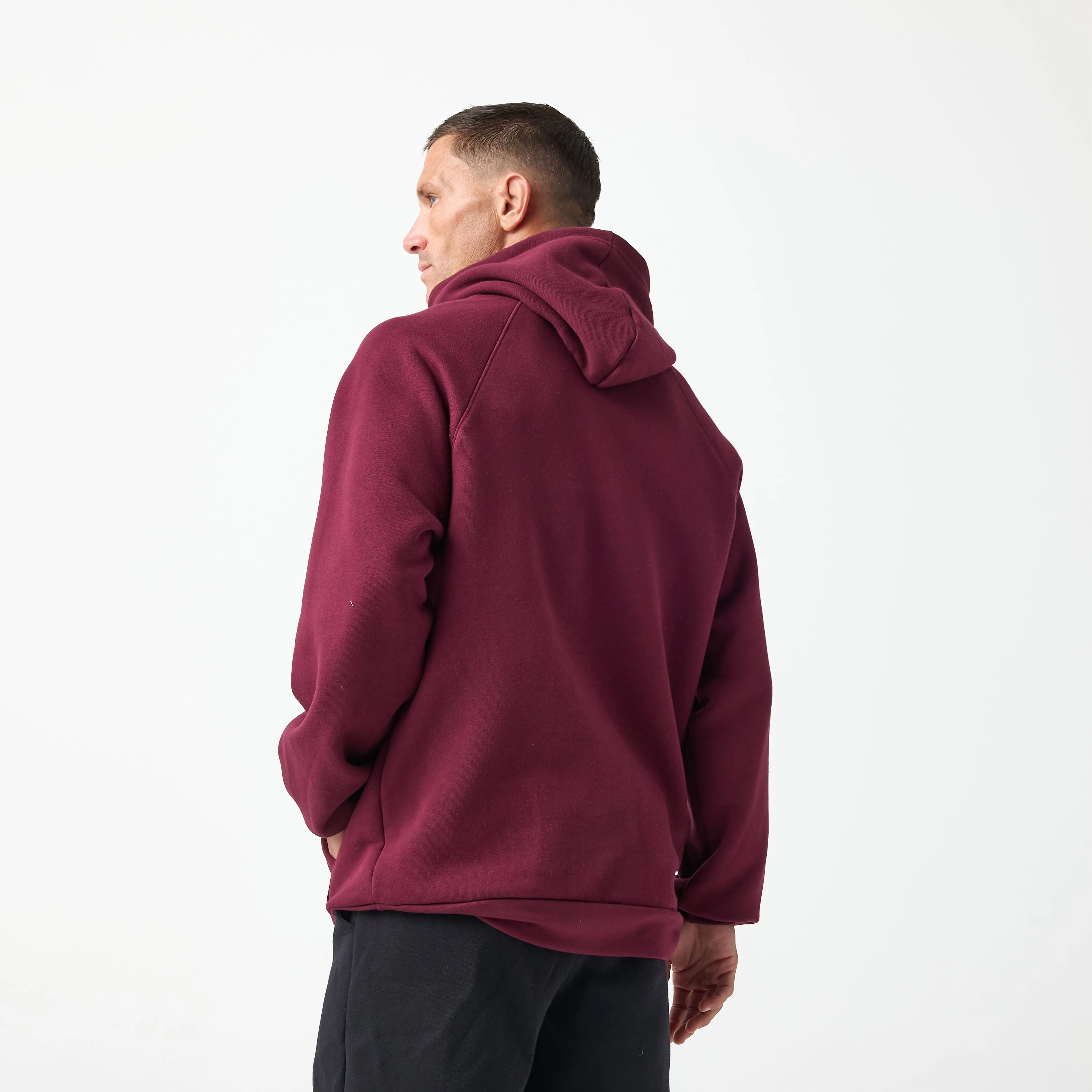 TITAN BLOCK LOGO FLEECE HOOD