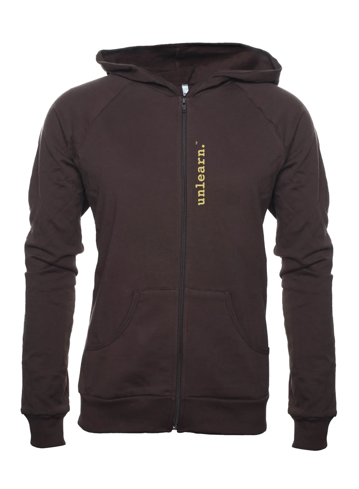 War Dove - Women's Brown Fleece Zipper Hoodie*