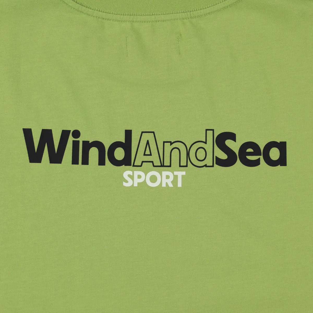 WDS SPORT LOGO TEE / LIME_GREEN